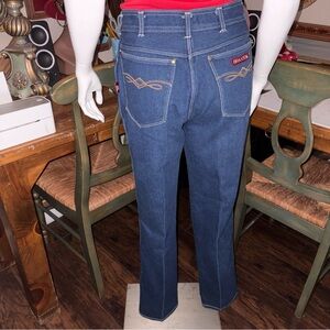 BRAXTON VINTAGE SZ 14 denim blue jeans western vibes, cowgirl